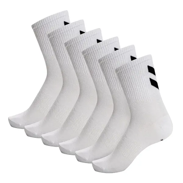 Set Sosete hummel CHEVRON 6 PERECHI - 9001 White, 41-45