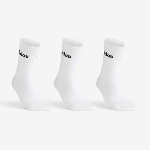 Set Șosete Lungi Tenis x 3 Alb