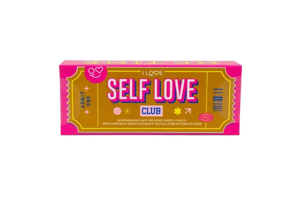 Set spray de corp 40ml + Luciu de buze 1.4g Self Love Club, 1 bucata, I Love Cosmetics