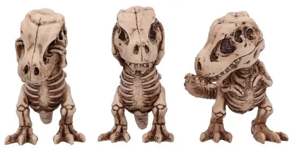 Set statuete Nemesis Now Adult: Humor - Three Wise T-Rex (Skeletons)