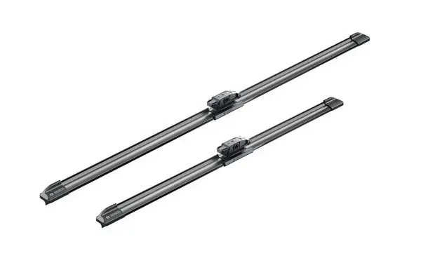 Set stergatoare parbriz BOSCH A312S 3397014312, lungime 600 mm, 450 mm, lama stergator lata, pentru vehicule cu volan pe stanga