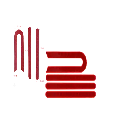 Set Stickere Reflectorizante pentru Xiaomi Mijia M365/M365 PRO (Rosu)