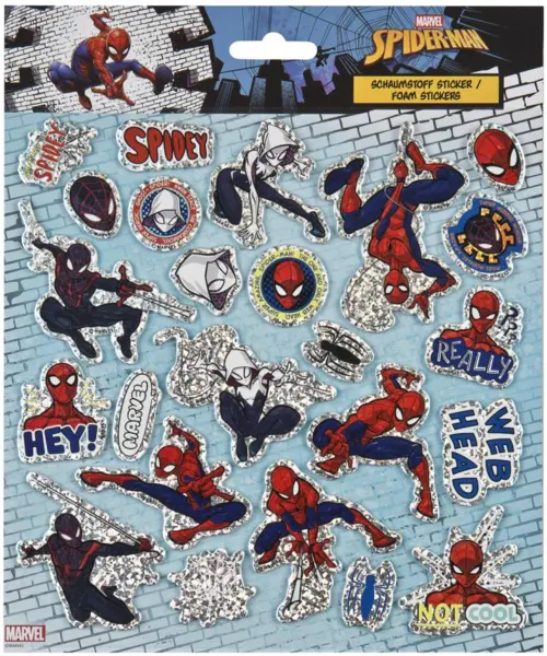 Set stickere - Spiderman Foam Stickers | Undercover