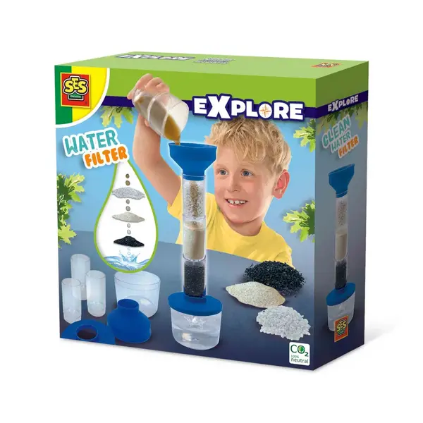 Set stiinta si joaca cu accesorii incluse- Filtru de apa, +8 ani