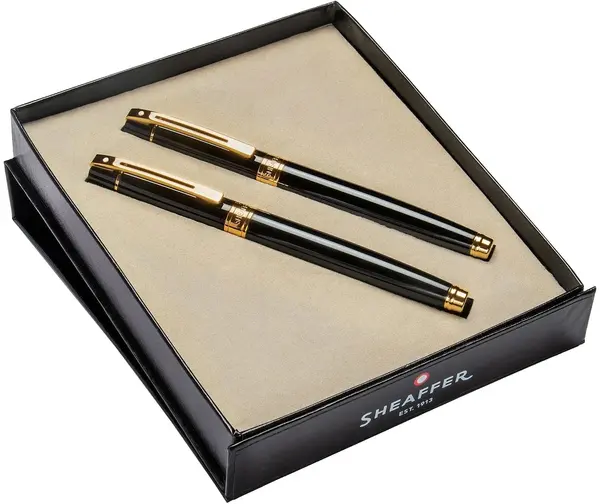 Set stilou și roller Sheaffer 300 - Glossy Black