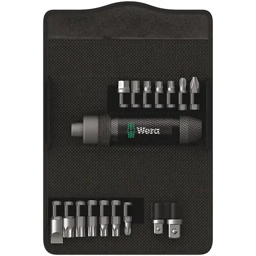 Set surubelnita de impact cu biti, 5/16inch, 17 piese, Wera 2090/17