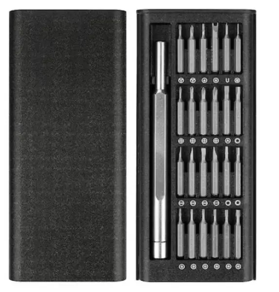 Set Surubelnite de Precizie 24 in 1 cu Trusa de depozitare Neagra