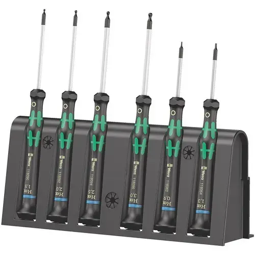 Set surubelnite Kraftform Micro, profil hexagonal, 6 bucati, Wera 2052/6