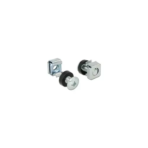 Set suruburi RACK EMTEX M6-50-EMT, nichelat, punga 50 bucati