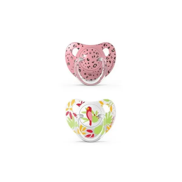 Set suzete anatomice din silicon 0-6 luni, Jungle, Suavinex | 2 bucati