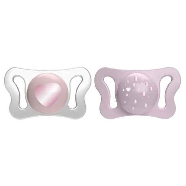 Set suzete din silicon PhisioForma Micro 0-2 luni, 2 bucati, Chicco