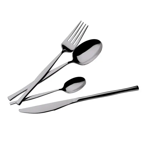 Set tacamuri 24 piese, 6 persoane, negru oglinda Berlinger Haus BH 3066