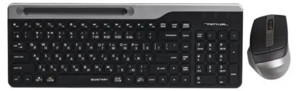 Set tastatură și mouse A4Tech - Fstyler FB2535CS, wireless , gri