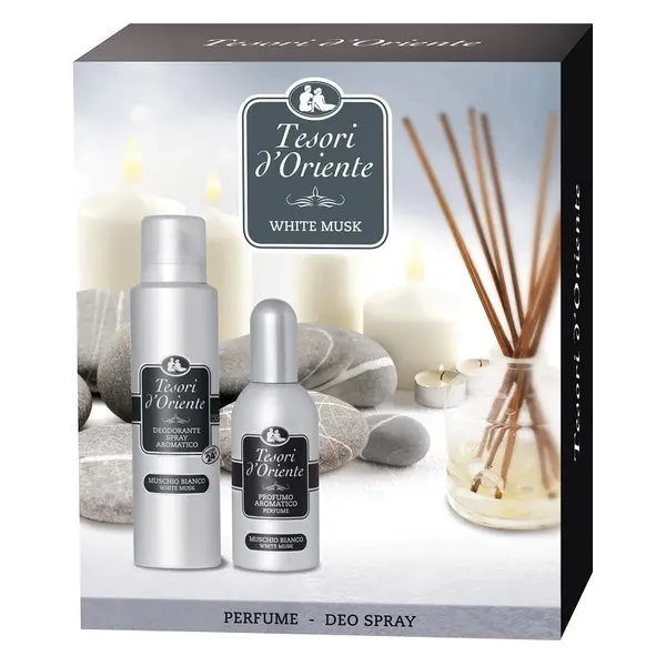 Set Tesori D'Oriente Mosc Alb Apa Toaleta 100 ml + Deo Spray 150 ml