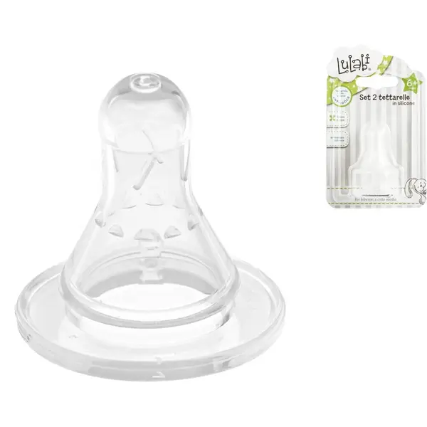 Set tetine de silicon cu flux variabil Lulabi 8090004