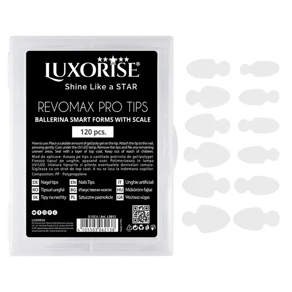 Set Tipsuri Reutilizabile si French Pads, French Sculpt - LUXORISE