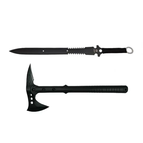 Set topor si sabie de vanatoare, DEPOX , Pirate Skull, 39 cm