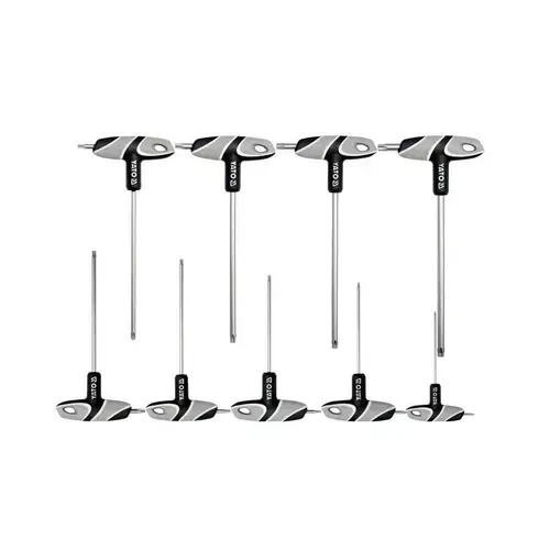 Set torx cu maner tip T, Yato YT-05615, 9 buc, T10-T50