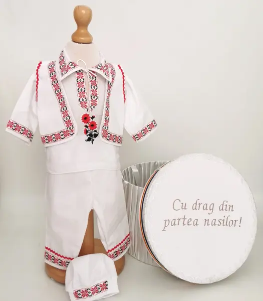 Set Traditional Botez Baiat - Costumas + Cutie 7