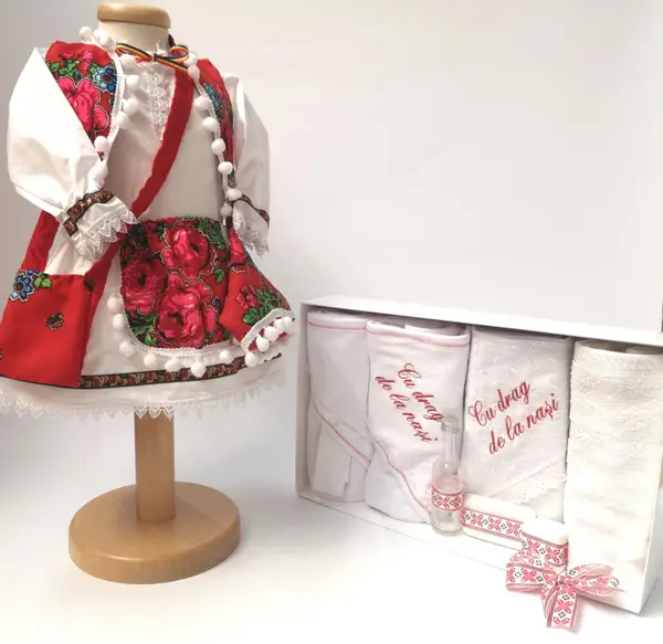 Set Traditional Botez Fetita - Costumas + Trusou 4