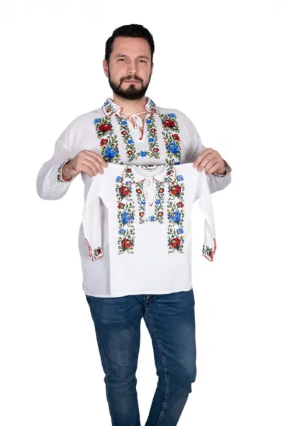 Set Traditional - Camasa Tata Camasa fiu Fane