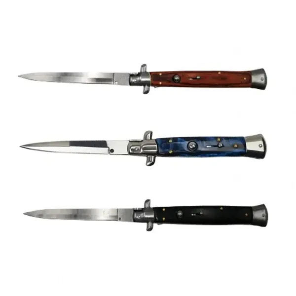 Set trei bricege automate, Stiletto, otel inoxidabil, 33 cm, husa inclusa