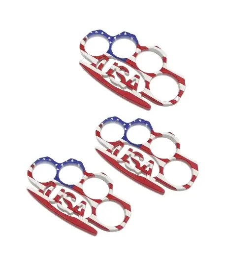 Set trei rozete, American Flag, DEPOX , 11 cm, multicolor