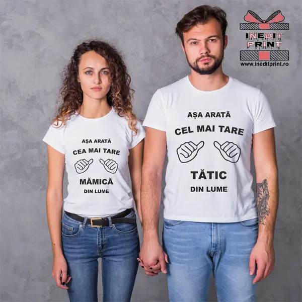 Set tricouri Cei mai tari parinti TPS2