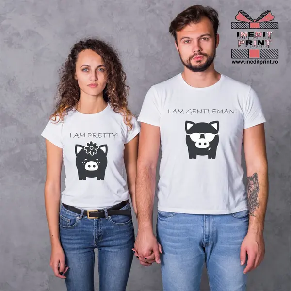 Set tricouri I m pretty, I m gentleman TPS10
