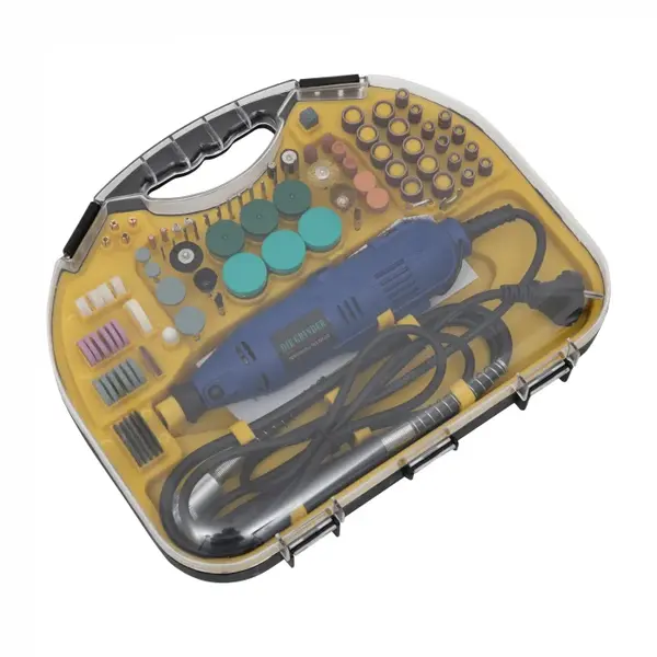 Set trusa minifreza tip biax Campion CMP0937, 117 piese, 500W, 12000RPM