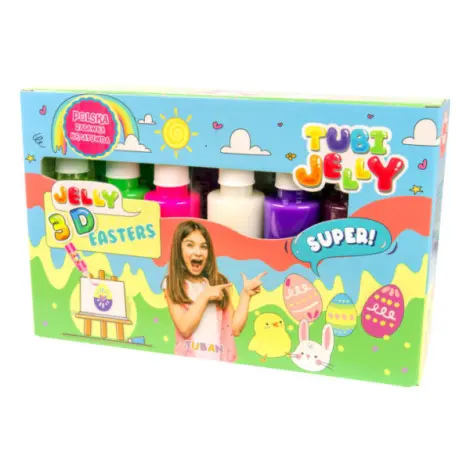 Set TUBI JELLY (gel modelator) cu 6 culori , PASTE
