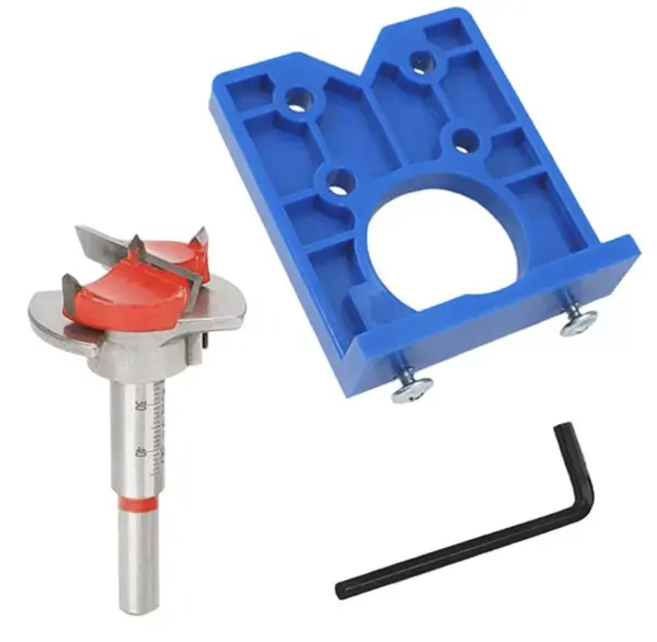 Set unelte pentru gaurire burghiu pentru balamale localizator gauri 35mm 3 piese