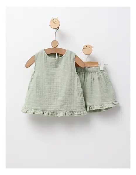 Set vara Amalia, model verde