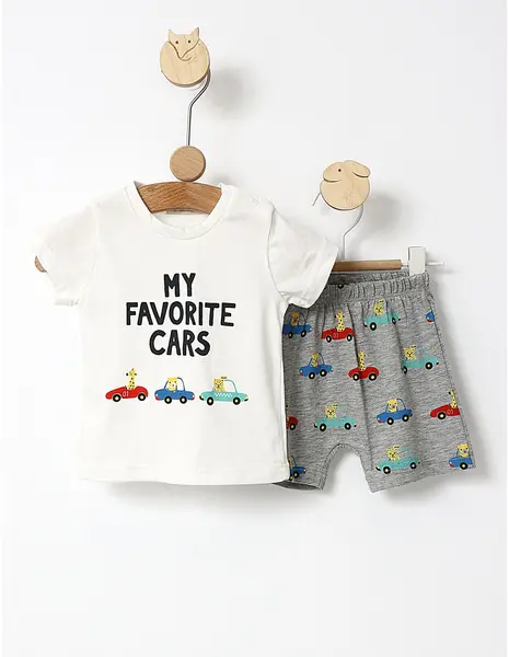 Set vara Favorite Car alb-gri