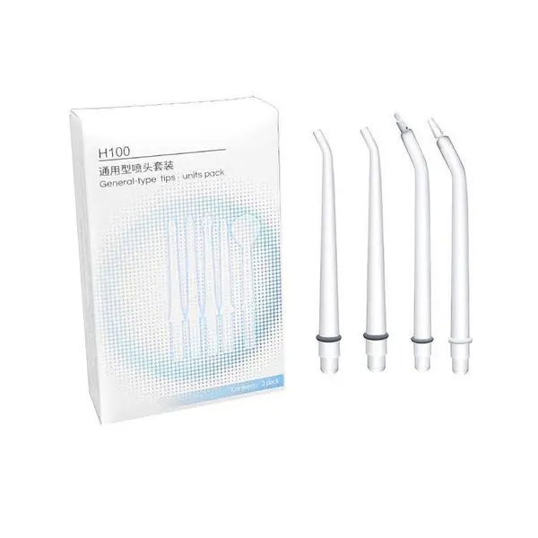 Set Varfuri Irigator Bucal, Hanasco, model H100, Clasice, Placa Bacteriana, Ortodontic, 4 buc