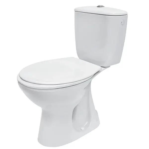Set vas wc cu rezervor si capac duroplast, evacuare verticala, Cersanit President
