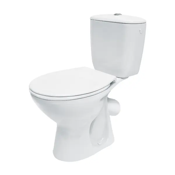 Set vas WC pe pardoseala cu rezervor Cersanit Compact President P010 + mecanism si capac poilietilena K08-028-EX3
