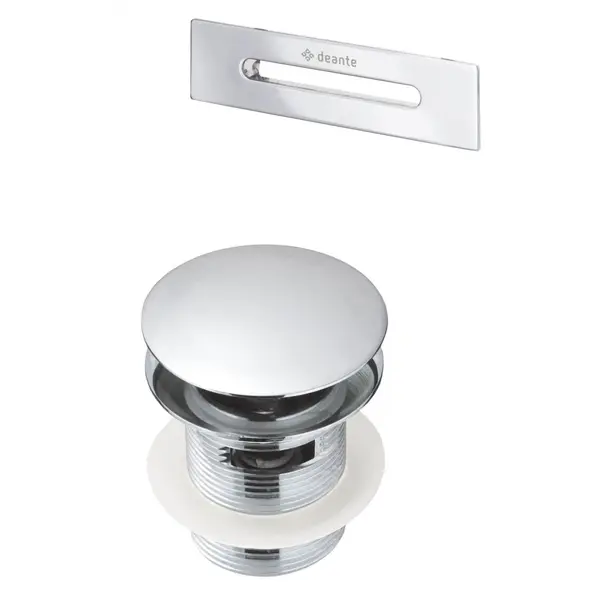 Set ventil click-clack si preaplin pentru cada crom lucios Deante