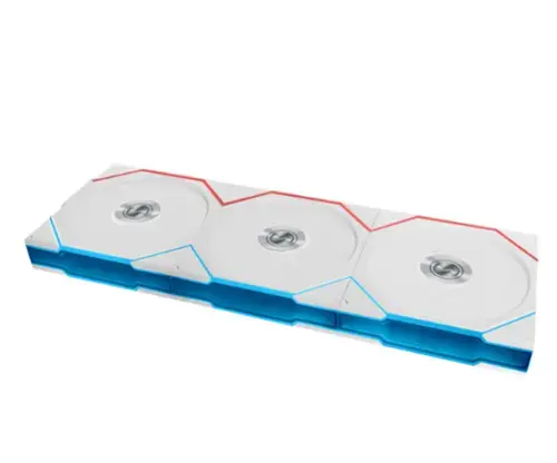 Set ventilatoare Lian Li UNI FAN TL, iluminare aRGB, PWM, Reverse Blade, 120mm, 3 bucati (Alb)