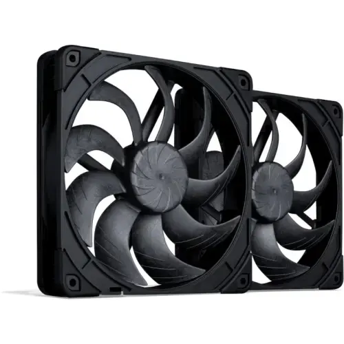Set ventilatoare Noctua NF-A14x25 G2 PWM Sx2-PP, 140 mm, 2 bucati (Negru)