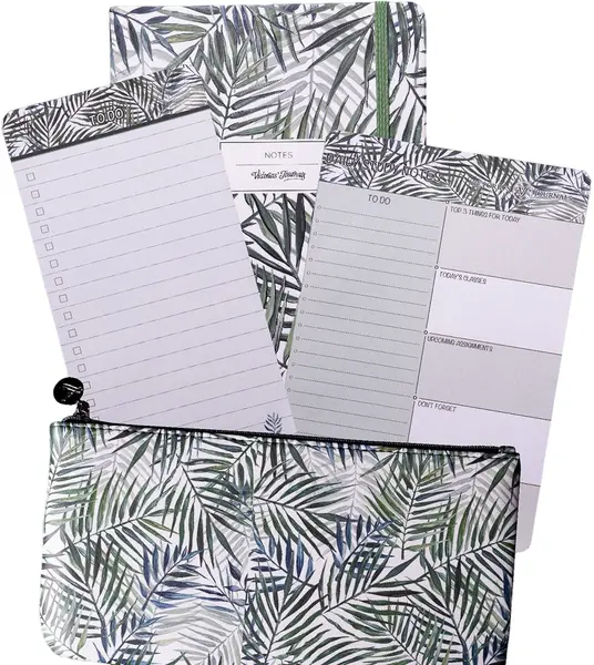 Set Victoria's Journals - un caiet A5 și o trusa, Spring