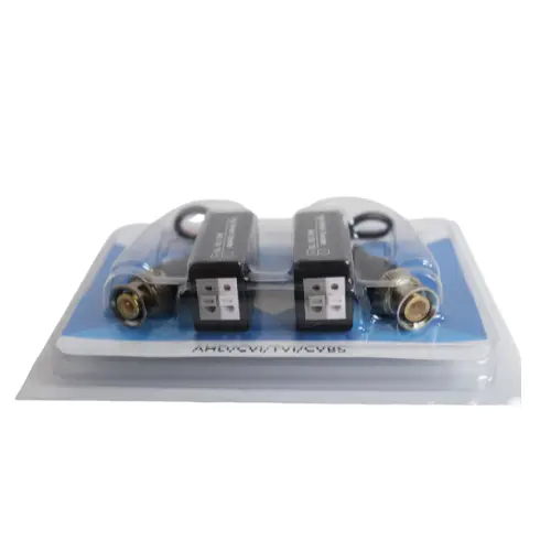 Set video balun pasiv cu protecție ESD și anti-interferențe, până la 8MP, HDCVI/HDTVI/AHD, set 2 bucăți