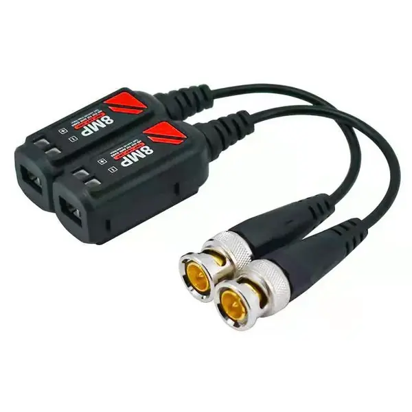 Set videobalun 4K - 8MP/5MP AHD/CVI/TVI, SAF-KITBALUN4K