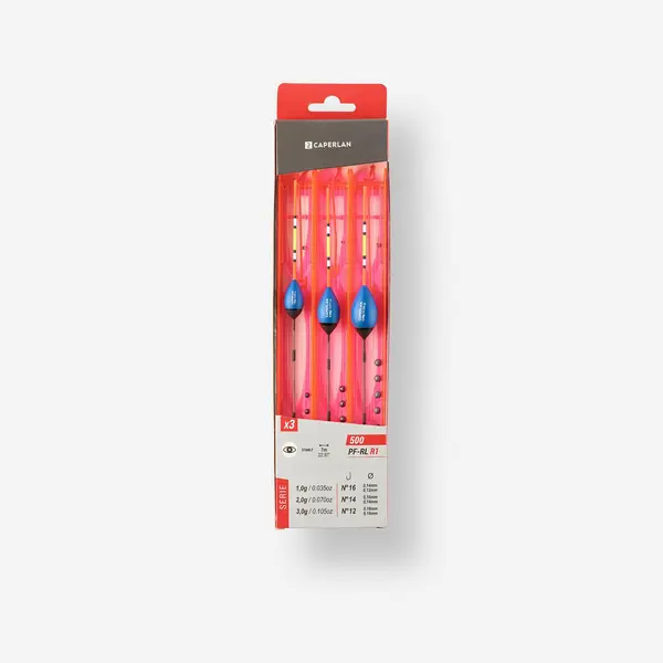 Set x3 linii montate RL500 R1 X3 1g 2g 3g pescuit staționar la iaz