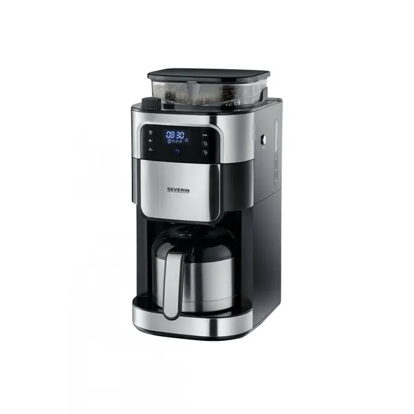 SEVERIN Aparat de cafea Severin, KA 4814, 1000W, 1.25L, 8 cani, Negru-Argintiu
