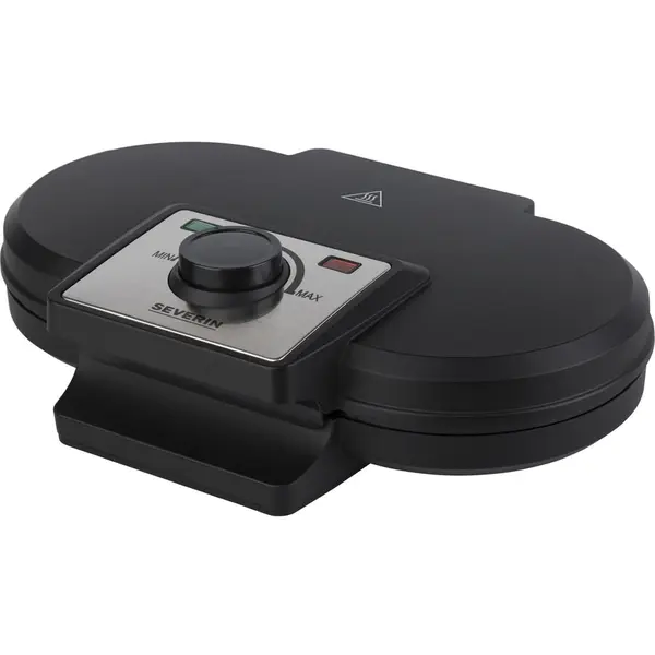 SEVERIN Aparat de preparat waffle Severin WA 2106, 1200 wati, 10 inimi, Negru