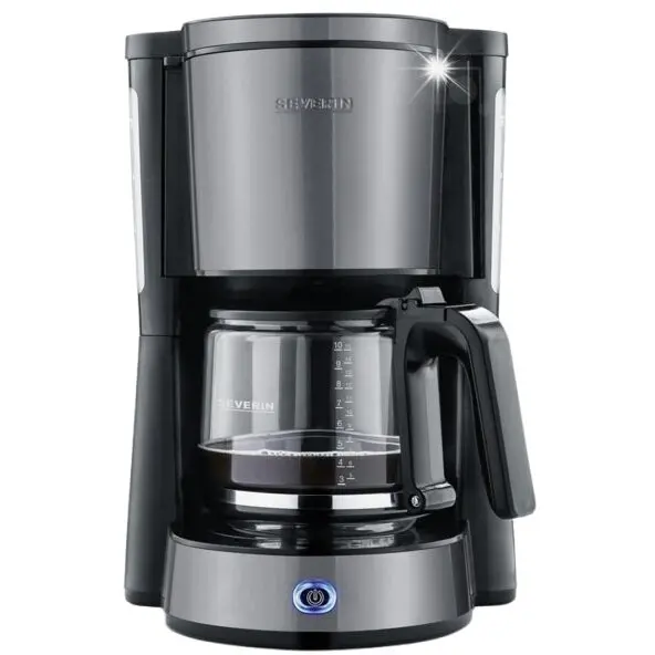 SEVERIN Espressor cafea Severin KA 9572, 1000W, 1.25L, 10 cesti, Argintiu, inox,