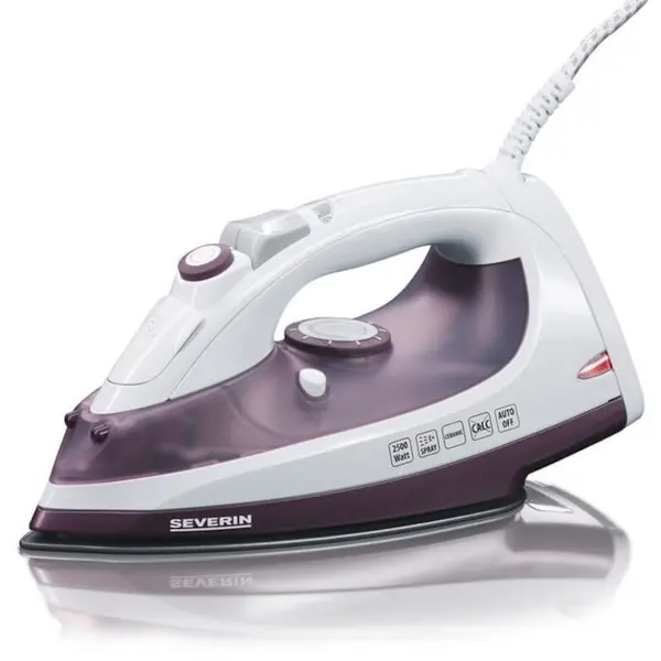 SEVERIN Fier de calcat, Severin, Ceramic, 2500 W, Alb/Gri