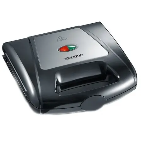 SEVERIN Sandwich-maker 3 in 1, Severin, 1000W, LED, Negru