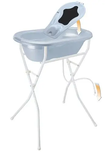 Sezlong de baie nou nascut pt cadita TopTop Xtra Baby blue Rotho babydesign
